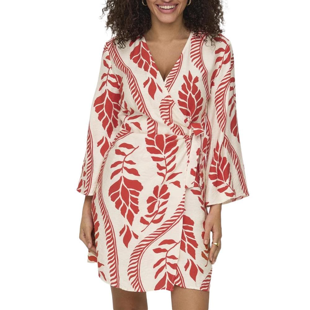 Robe Blanc/Rouge Femme JDY Pepper 1