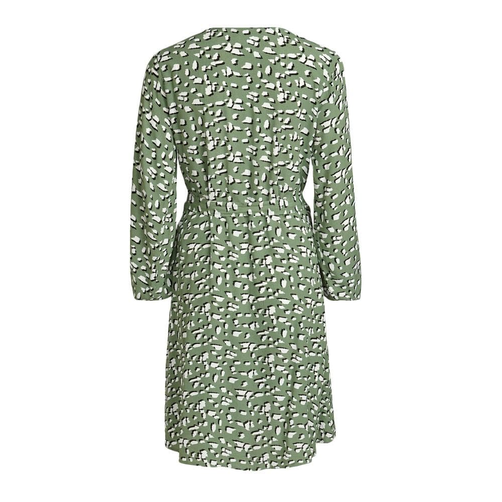 Robe Verte À motifs Femme Vila Viviska 2