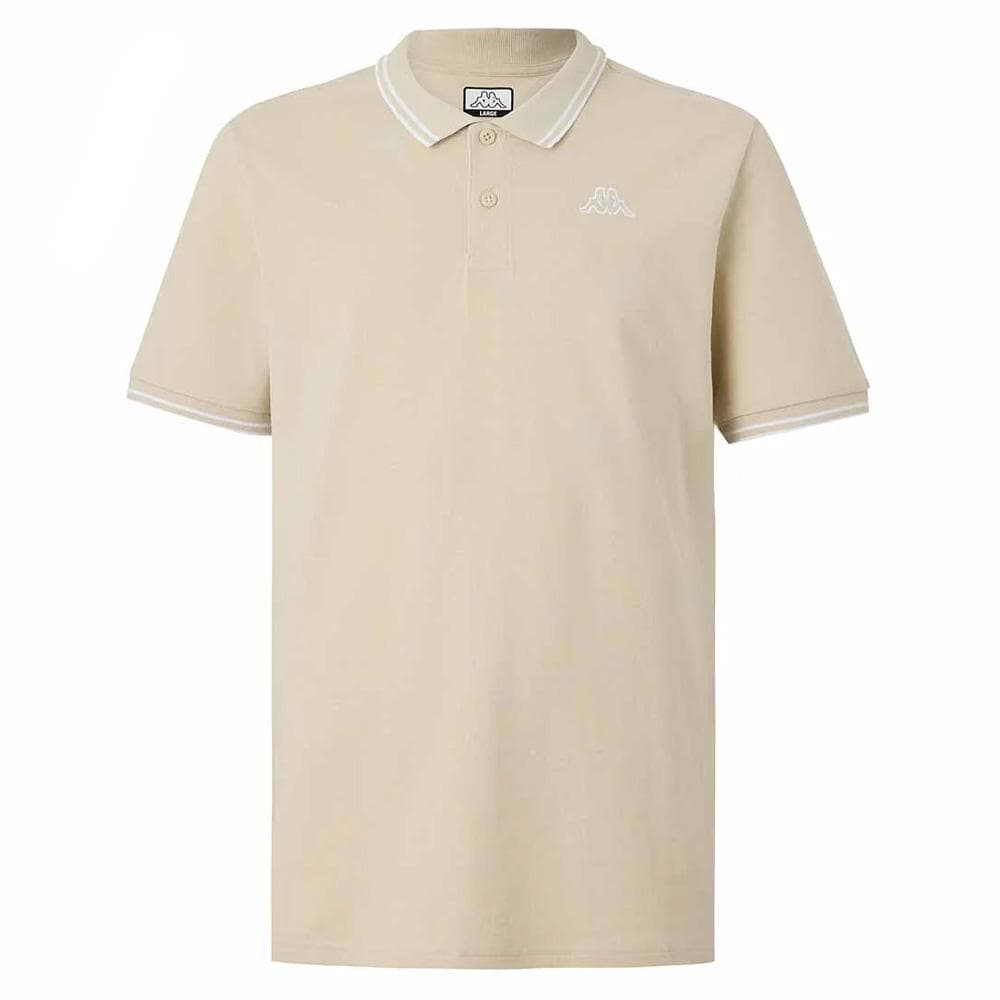 Polo Beige Homme Kappa Logo Korpo 1