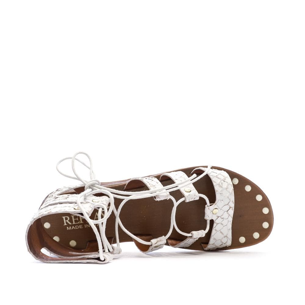 Sandales Blanc Femme Replay Manila Slave 4