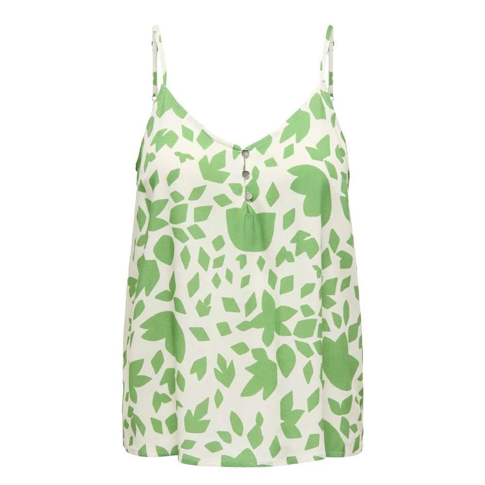 Débardeur Beige/Vert Femme Only Selina 1