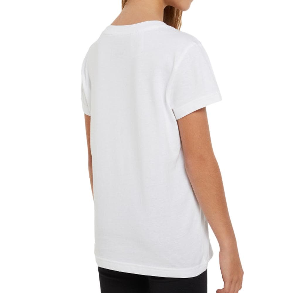 T-Shirt Blanc/Noir Fille Adidas IC6121 2