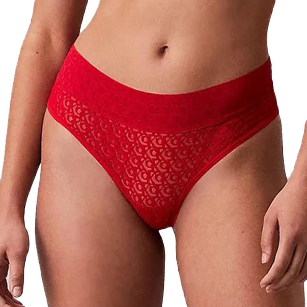 Culotte Rouge Femme Calvin Klein Jeans Brazilian 1