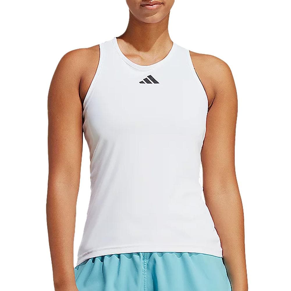 Débardeur Blanc Femme Adidas Club 1