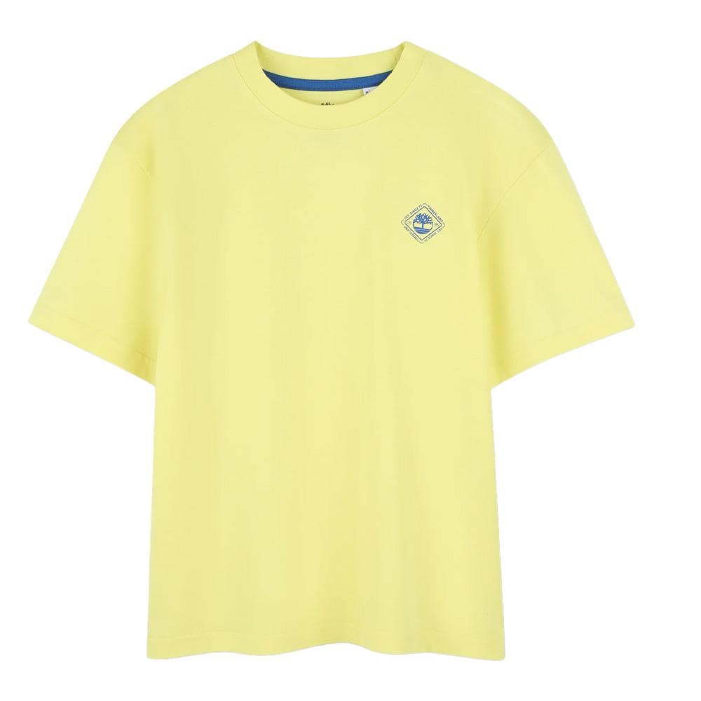 T-Shirt Jaune Garçon Timberland T60424 Yellow 1