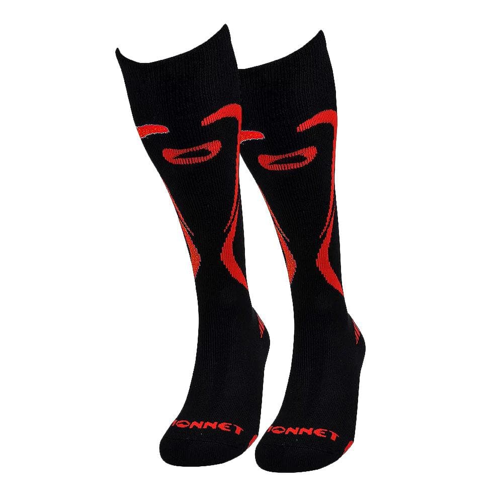 X1 Paire de Chaussettes Noir/Rouge Mixte Junior Monnet Easy Ride Kids 1
