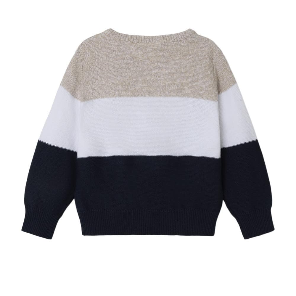 Pull Beige/Marine Garçon Name it Vohan 2