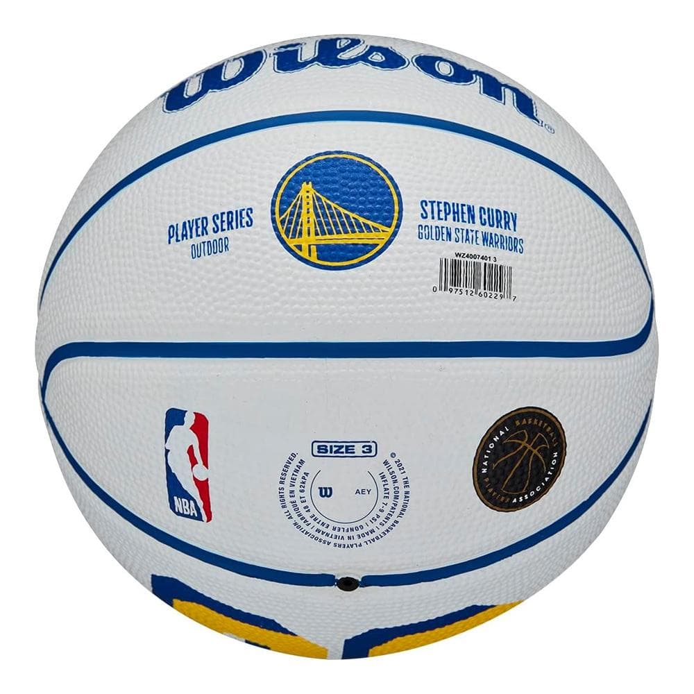 Ballon de Basketball Blanc Wilson Curry 3