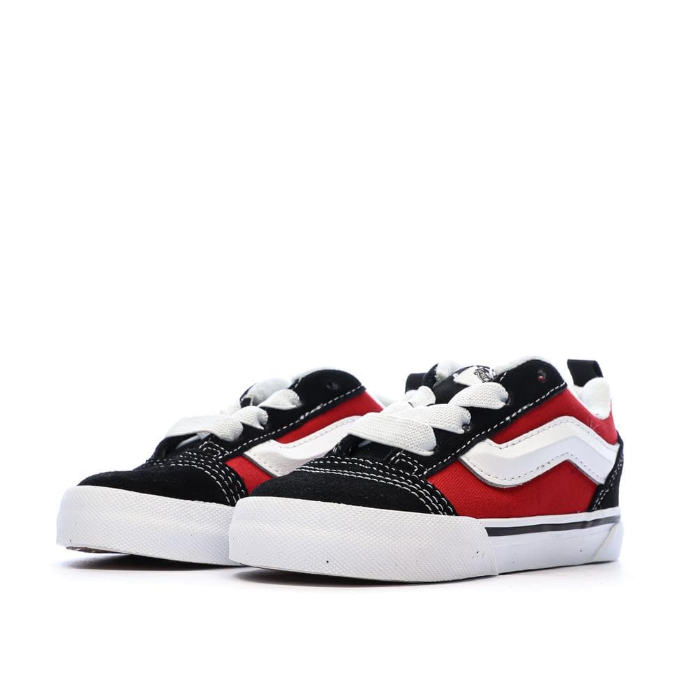 Baskets Noir/Rouge Enfant Vans Knu Skool Elastic 6