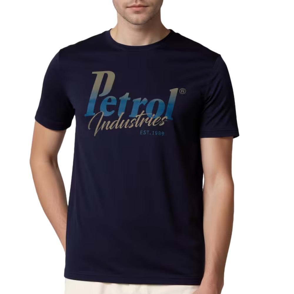 T-Shirt Marine Homme Petrol Industries Classic 1