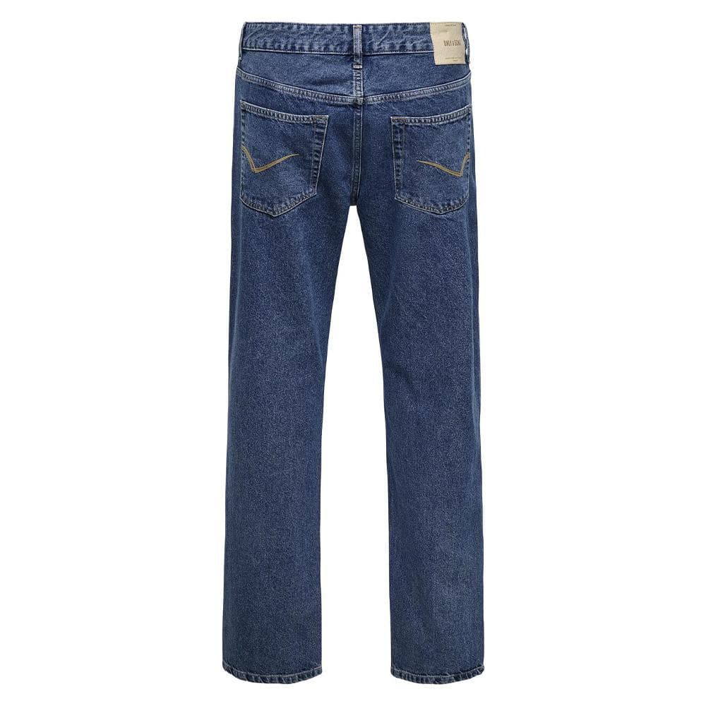 Jean Straight Bleu Foncé Homme Only & Sons Edge 2