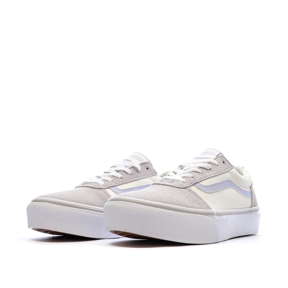 Baskets Beige Femme Vans Ward Platform 6