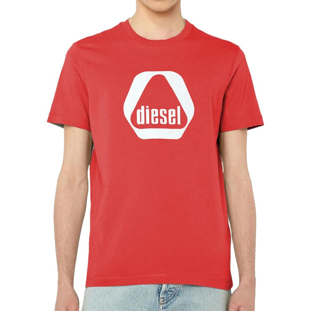 T-shirt Rouge Homme Diesel Diegor81E 1