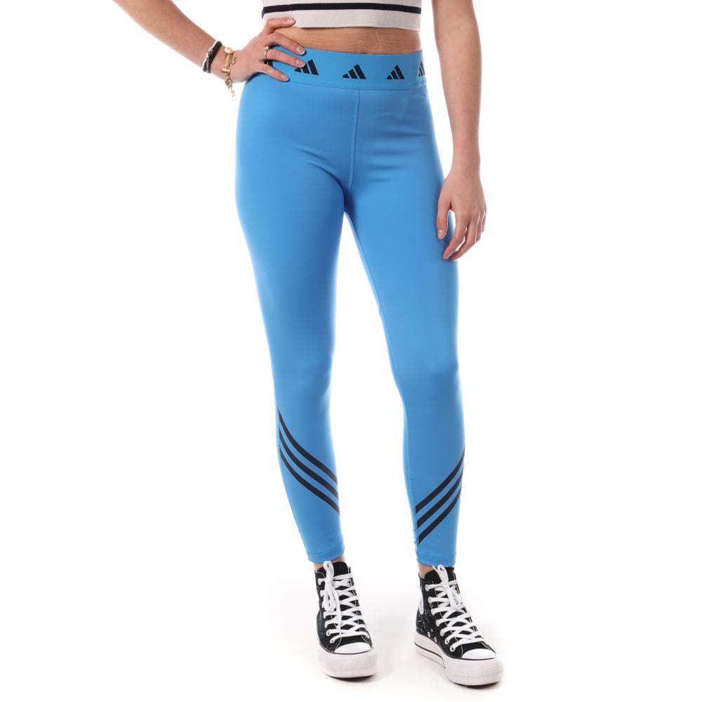 Legging Bleu Femme Adidas Tf3 1