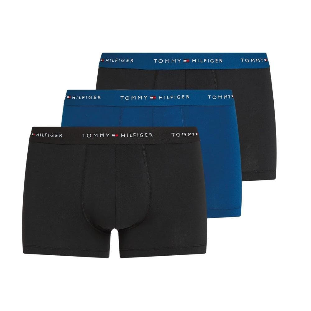 X3 Boxers Bleu Homme Tommy Hilfiger 3p Trunk Dtm 1