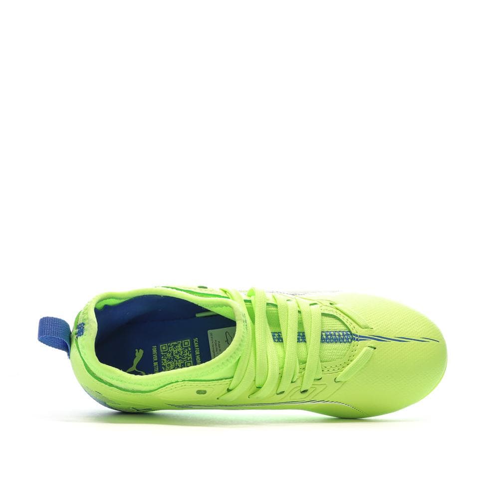 Chaussures de Foot Jaune Fluo Junior Puma Ultra 5 Match FG/AG 4