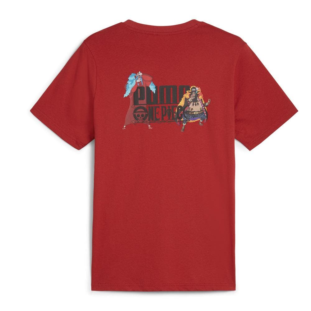 T-shirt Rouge Homme Puma X One Piece Graphic 2
