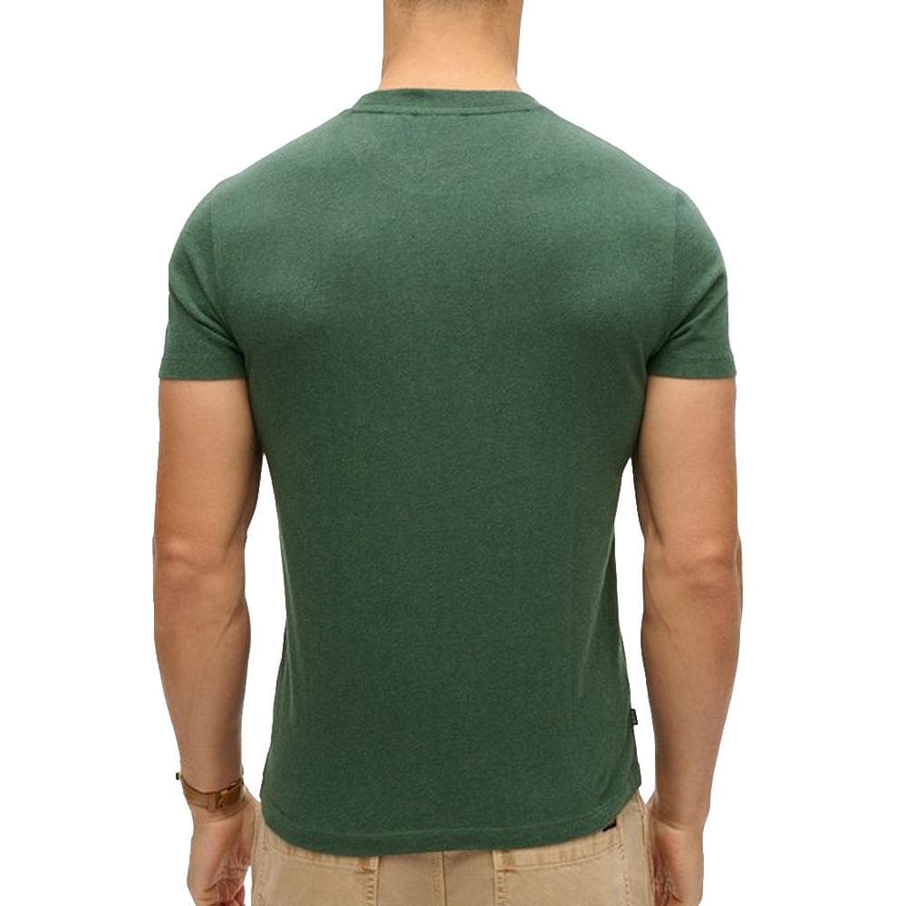 T-shirt Vert Foncé Homme Superdry Vintage LogoR6T 2