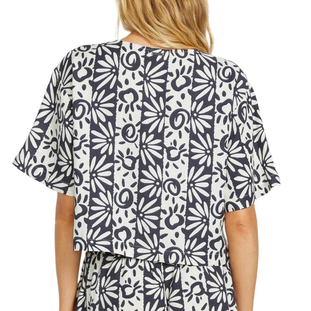 Chemise Noir/Ecru Femme Billabong Sunflower 2