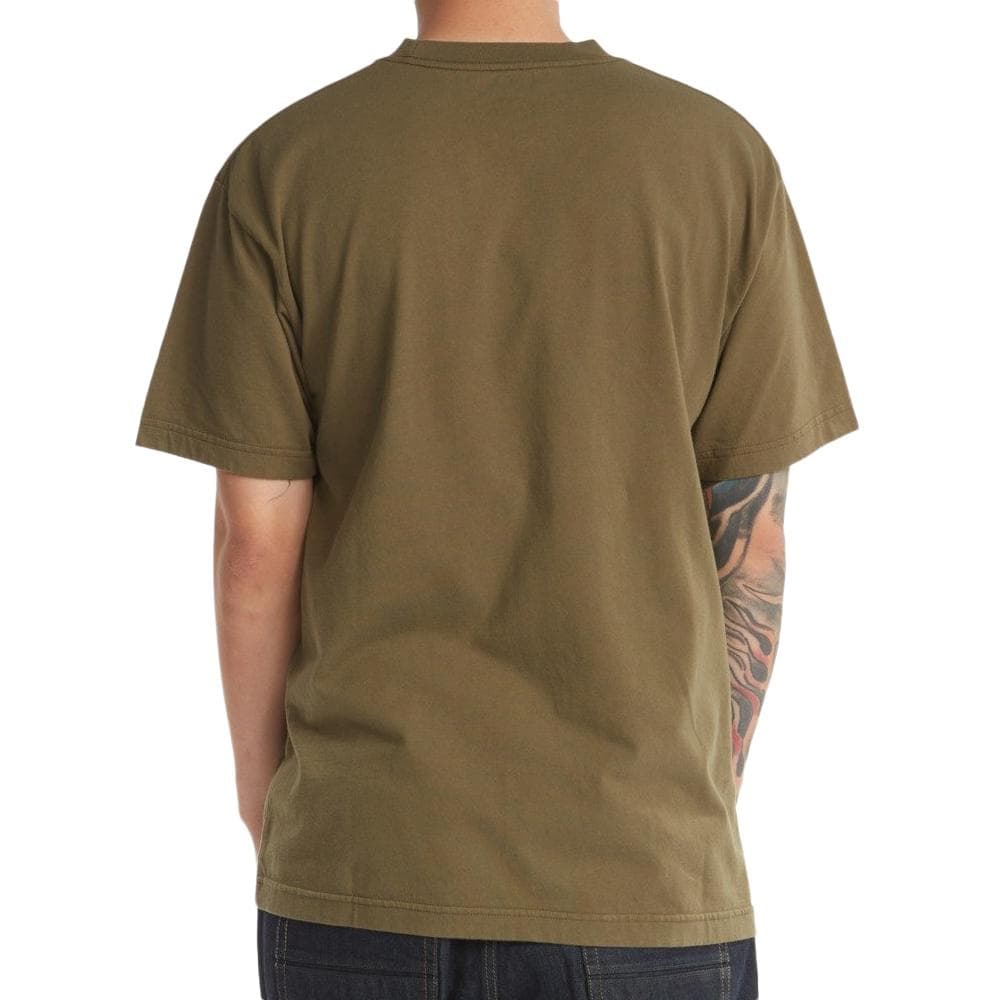T-Shirt Kaki Homme Dc shoes Star 2