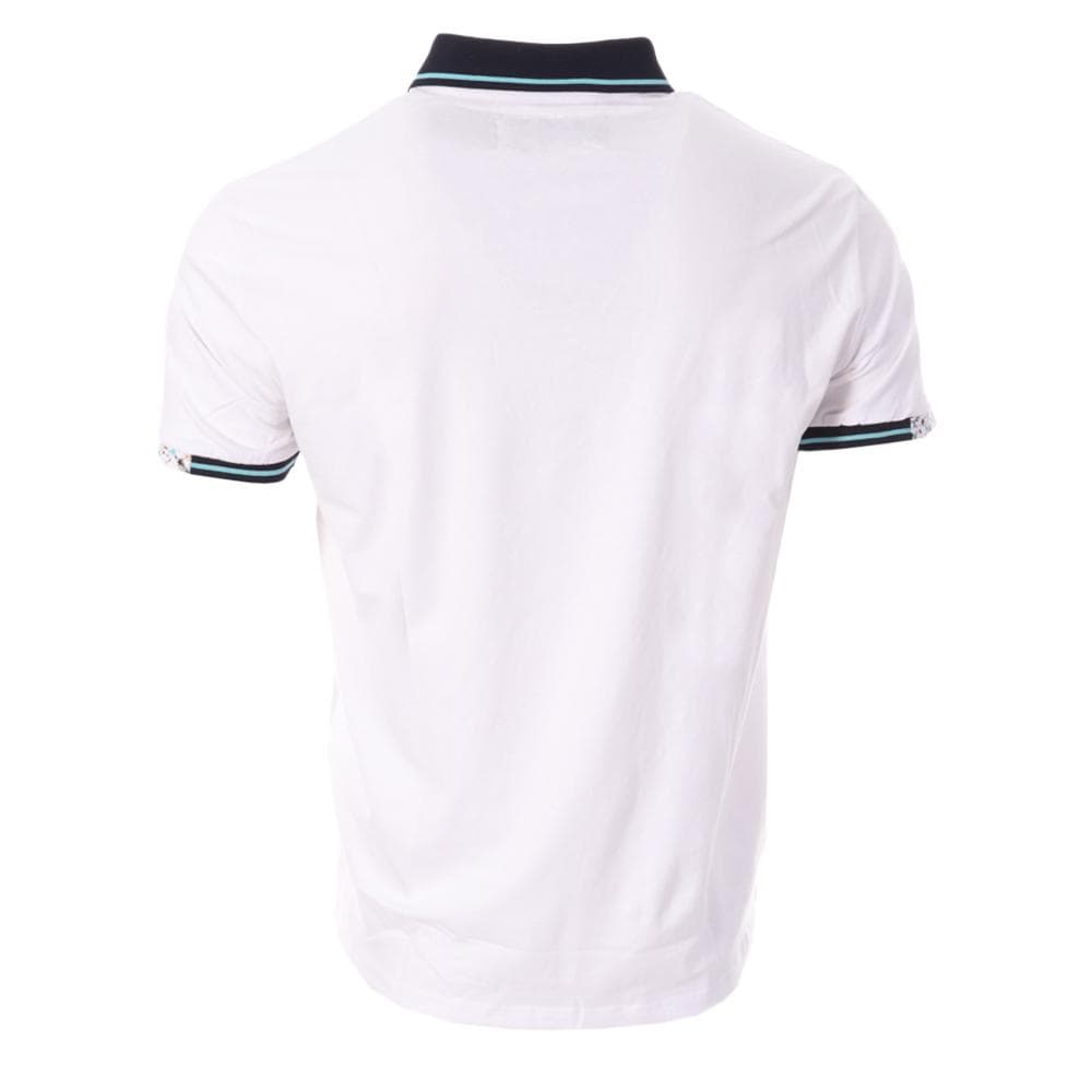 Polo Blanc/Marine Homme RMS26 91301 2