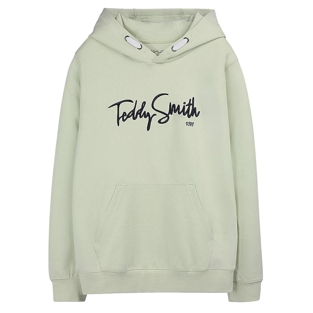 Sweat à Capuche Vert Clair Garçon Teddy Smith Evry1 1
