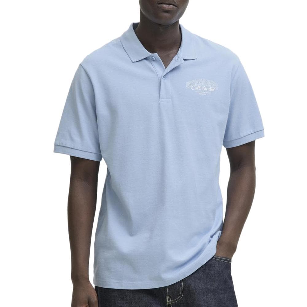 Polo Bleu Homme Jack & Jones Makoto 1