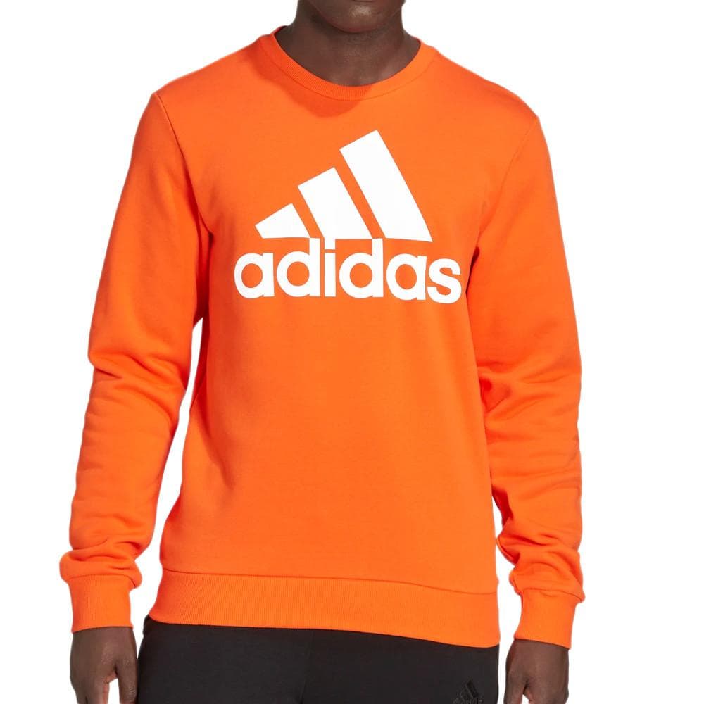 Sweat Orange Homme Adidas Big Logo 1