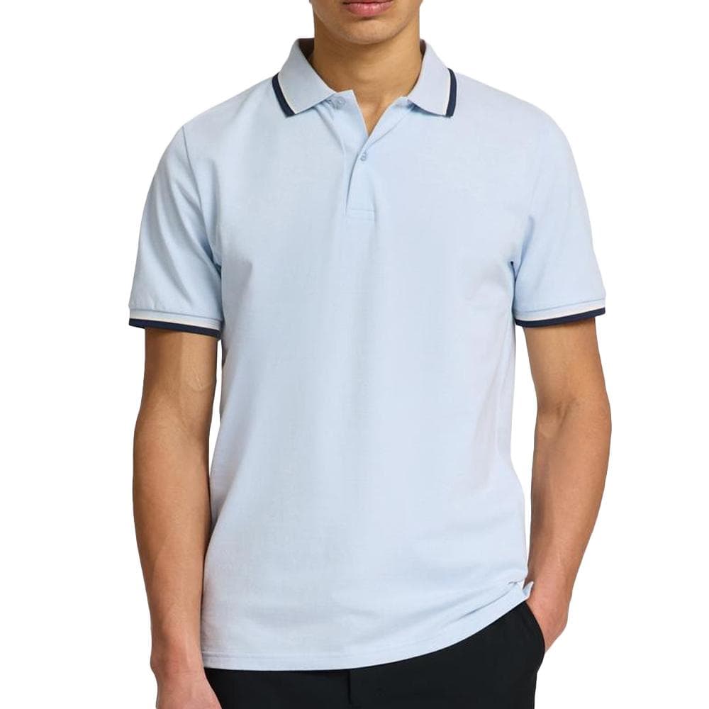 Polo Slim Bleu Homme Selected Atlas Sport 1