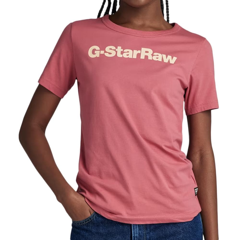 T-shirt Rose Femme G-Star Raw D23942 1