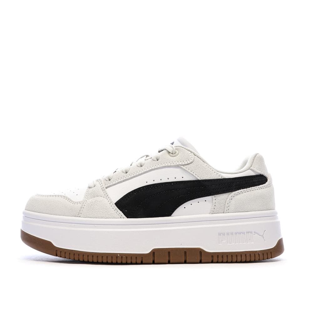 Baskets Blanches/Noires Femme Puma Rebound Low 1