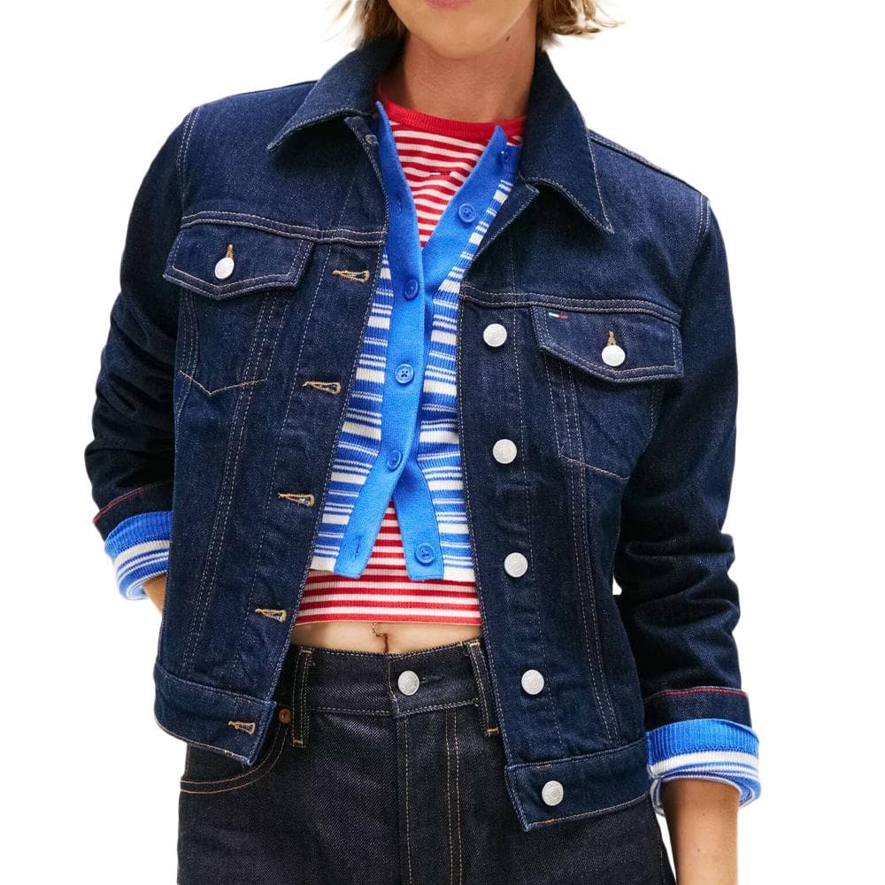 Veste en Jean Bleu Femme Tommy Hilfiger Classic Trucker 1