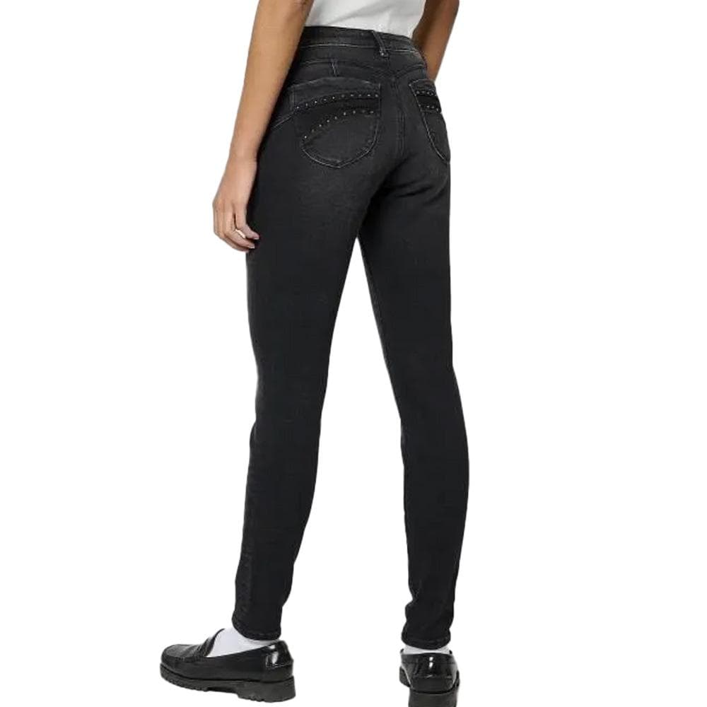 Jean Slim Gris Foncé Femme Kaporal Jeans FLORE 2