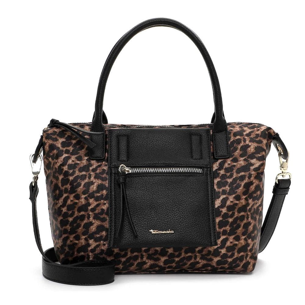 Sac à Bandoulière Noir/Léopard Femme Tamaris 33522 1