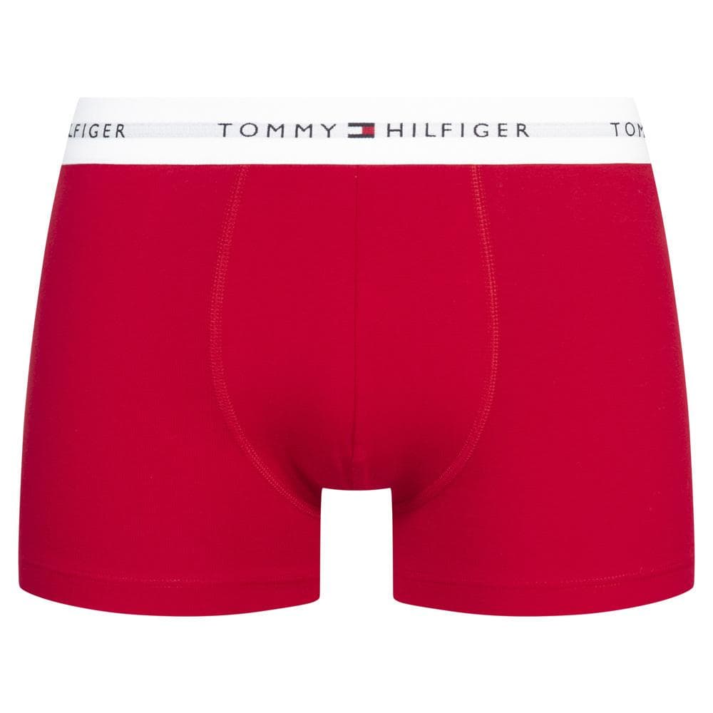 x3 Boxers Blanc/Rouge/Marine Homme Tommy Hilfiger Trunk 2