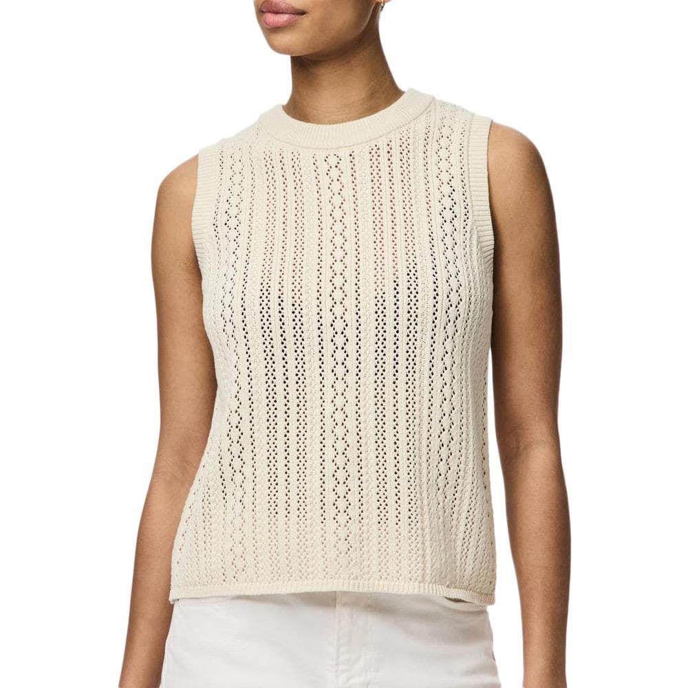 Débardeur Beige Femme Pieces Nuka 1