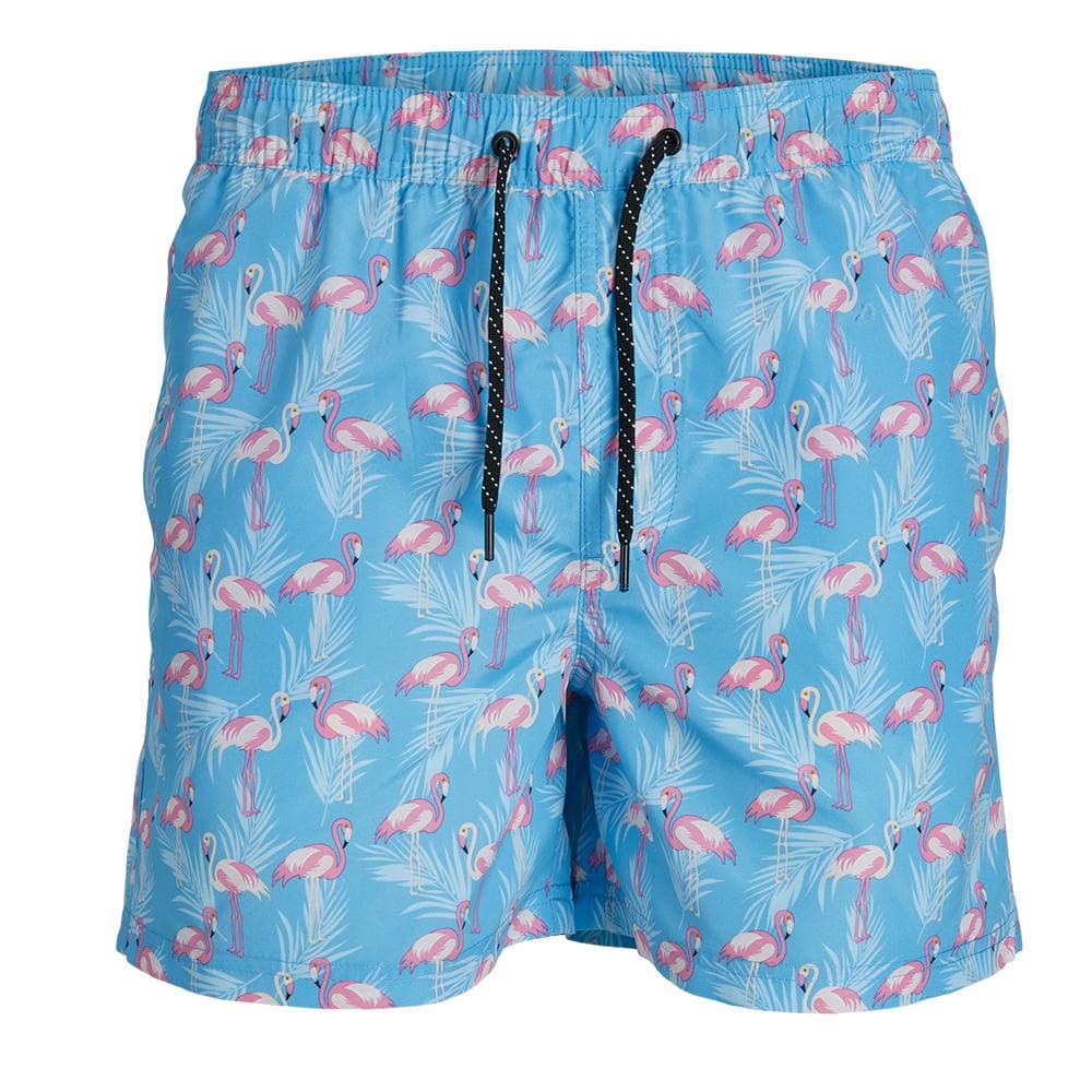 Short de bain Bleu Homme JACK & JONES Flamand Rose 1