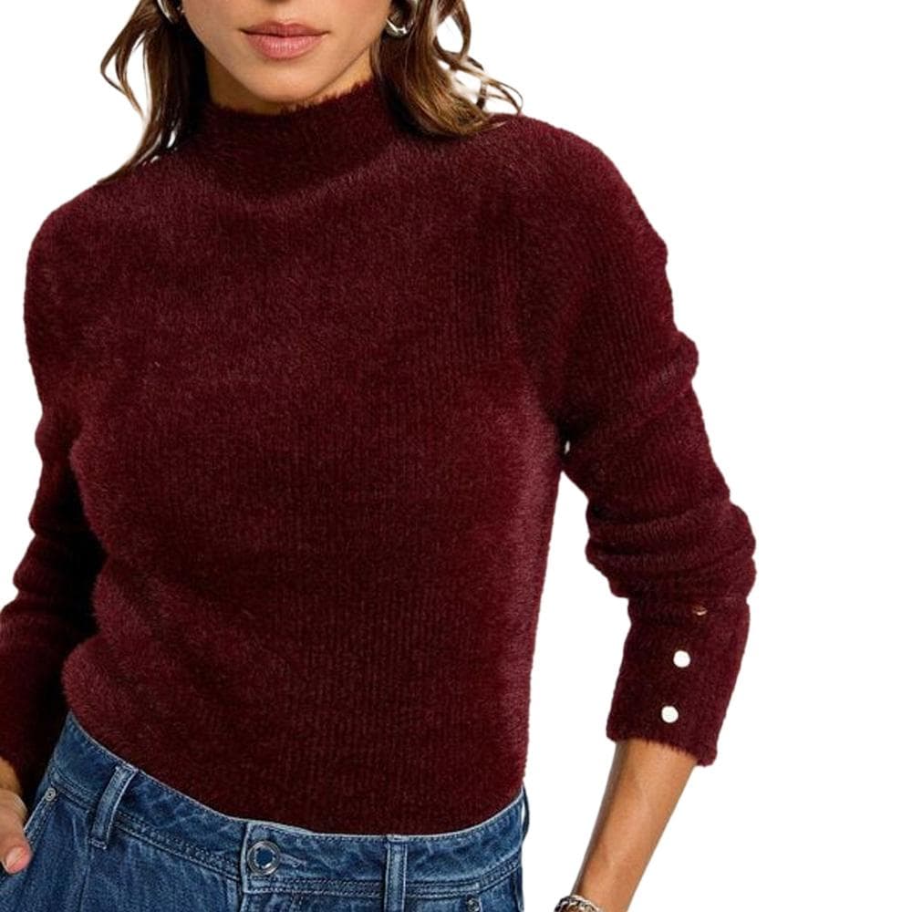 Pull Bordeaux Femme Morgan Morik 1