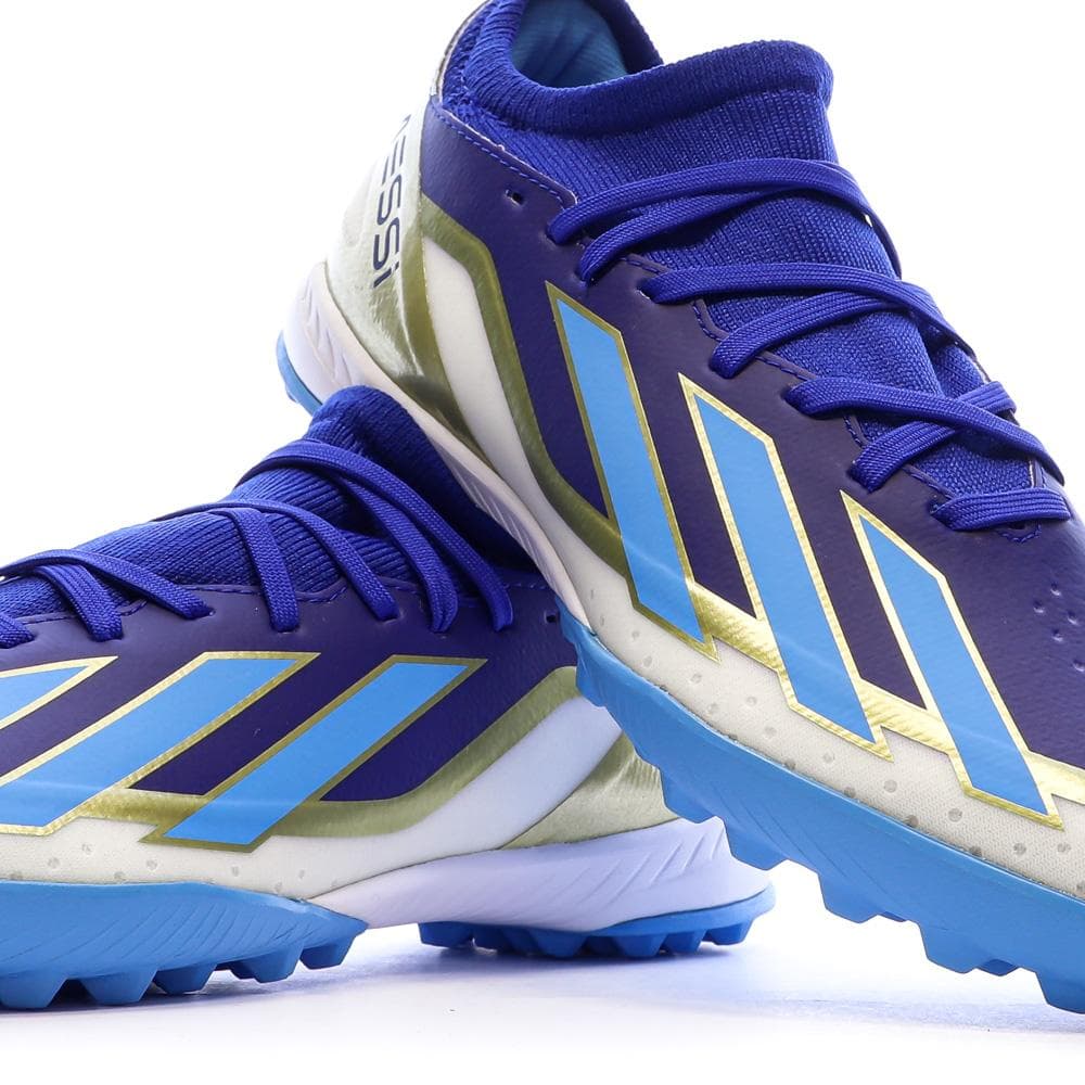 Chaussures de Foot Bleues Homme Adidas X Crazyfast League TF Messi 7