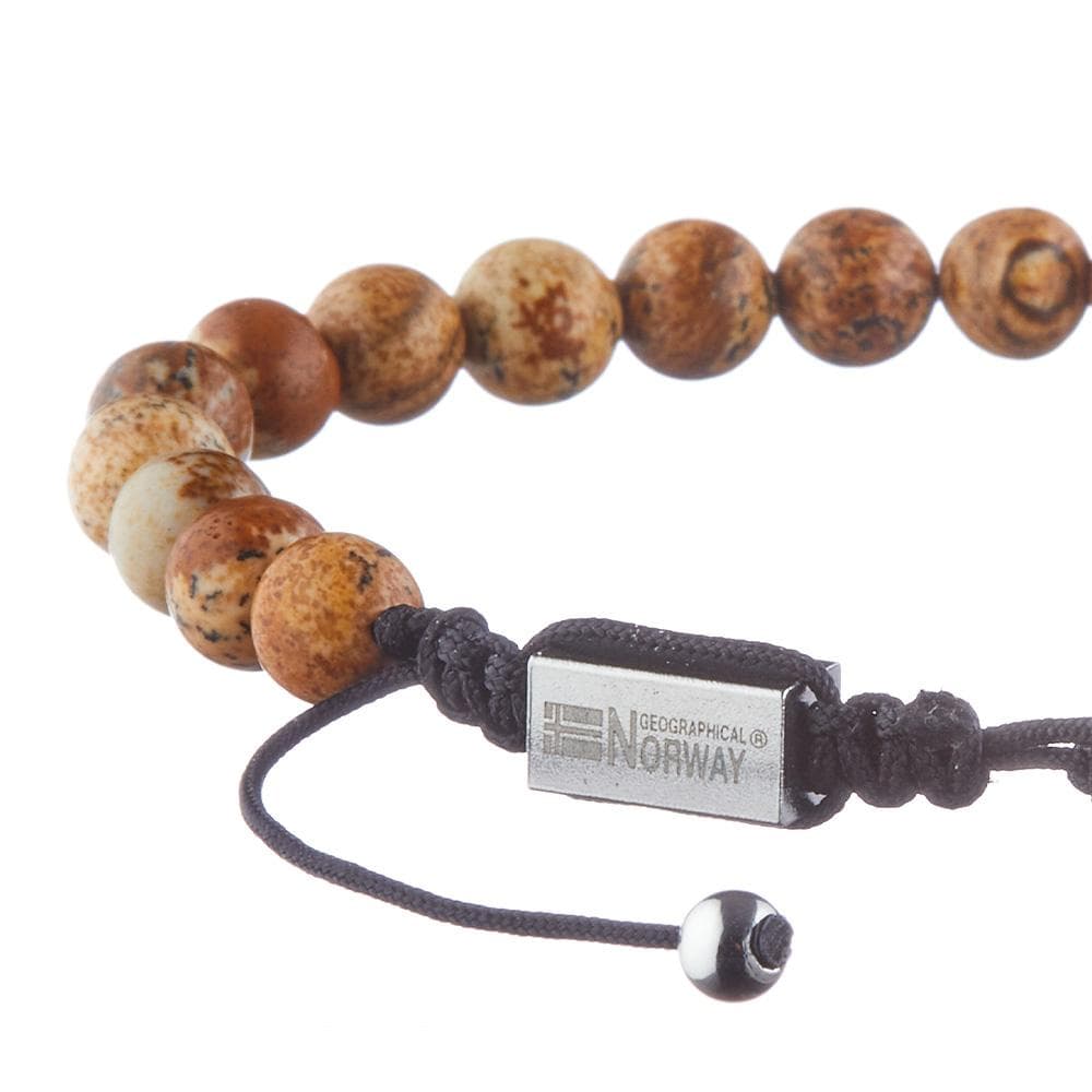 Bracelet Perles Noir/Beige Homme Geographical Norway 315050 3