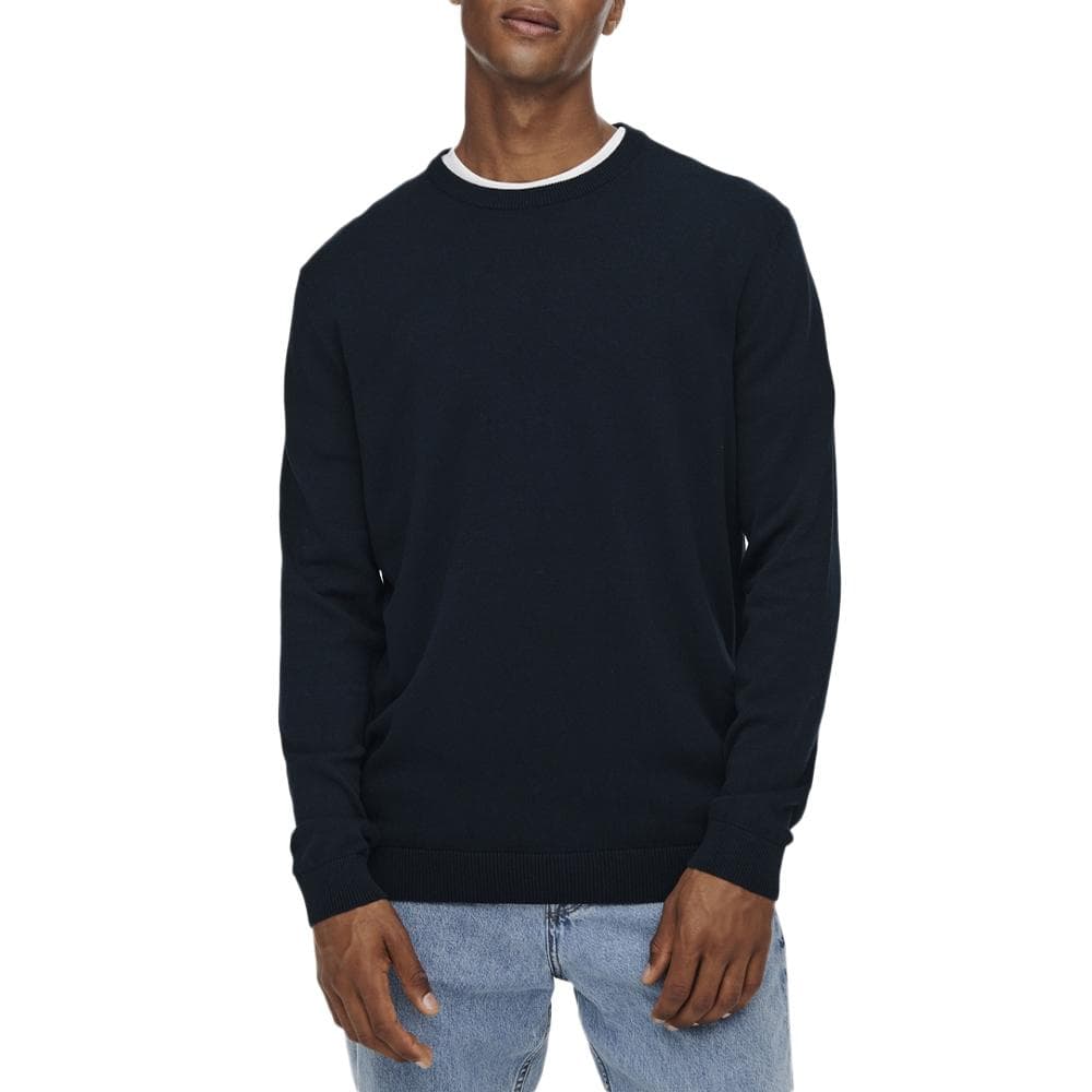 Pull Marine Homme Only & Sons 12Solid 1