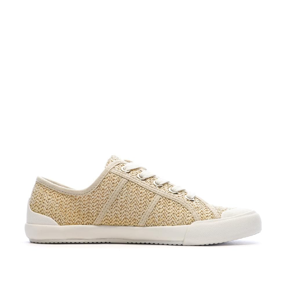 Chaussures en Toile Beige/Blanche Femme TBS OPIACE 2