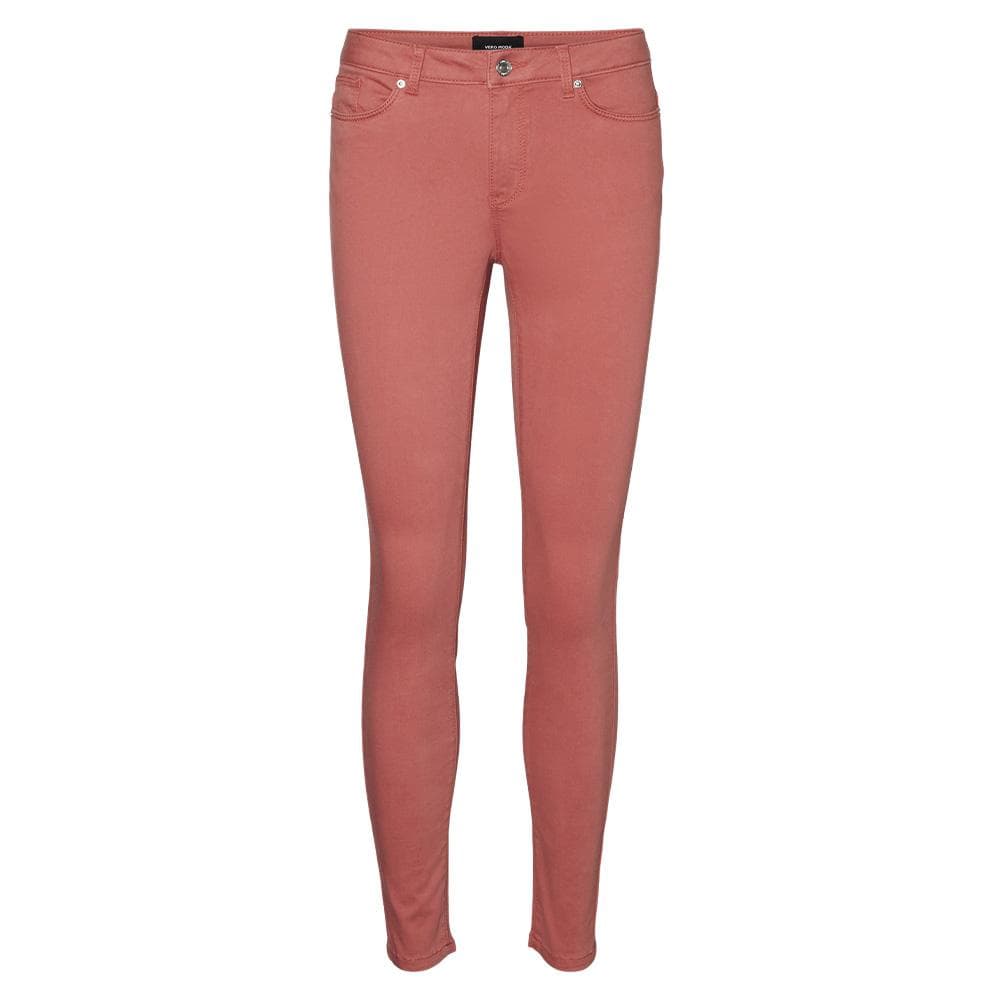 Jean slim Rouge Femme Vero Moda Vea 1
