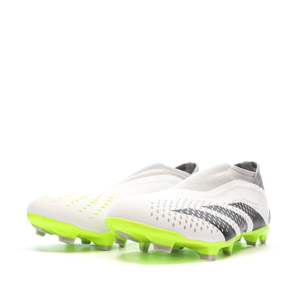 Chaussures de football Blanche/Noire/Jaune Homme Adidas Predator Accuracy 6