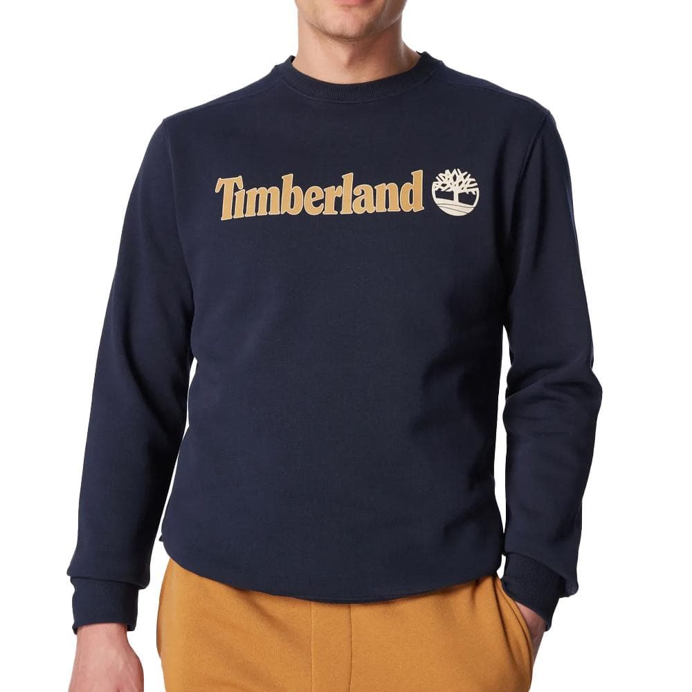 Sweat Marine/Jaune Homme Timberland Linear 1