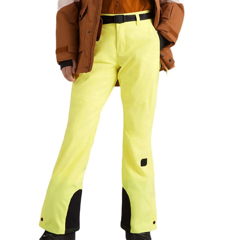 Pantalon de ski Jaune Fluo Femme O'Neill Star Slim 1