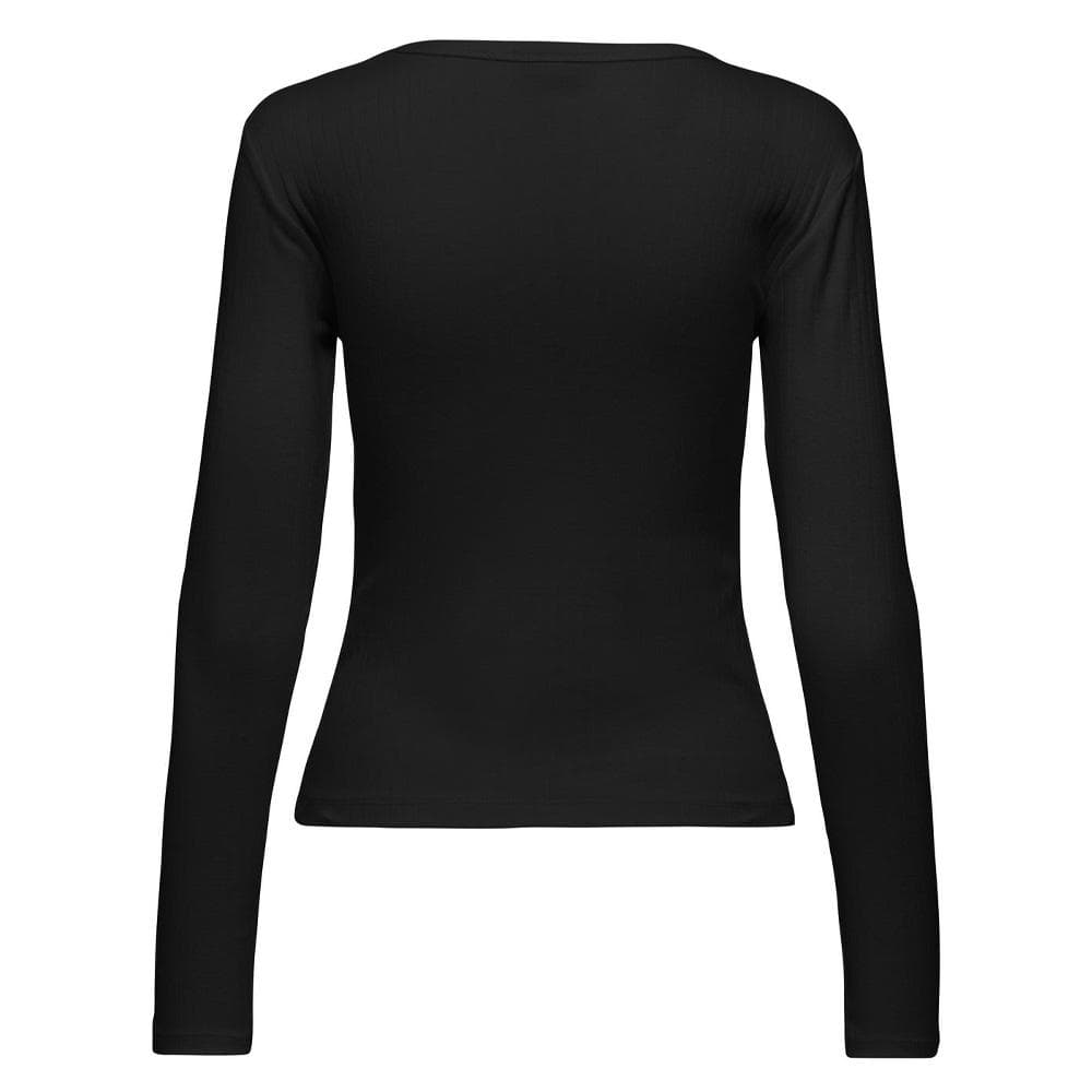 T-Shirt Manches Longues Noir Femme JDY Vaya 2