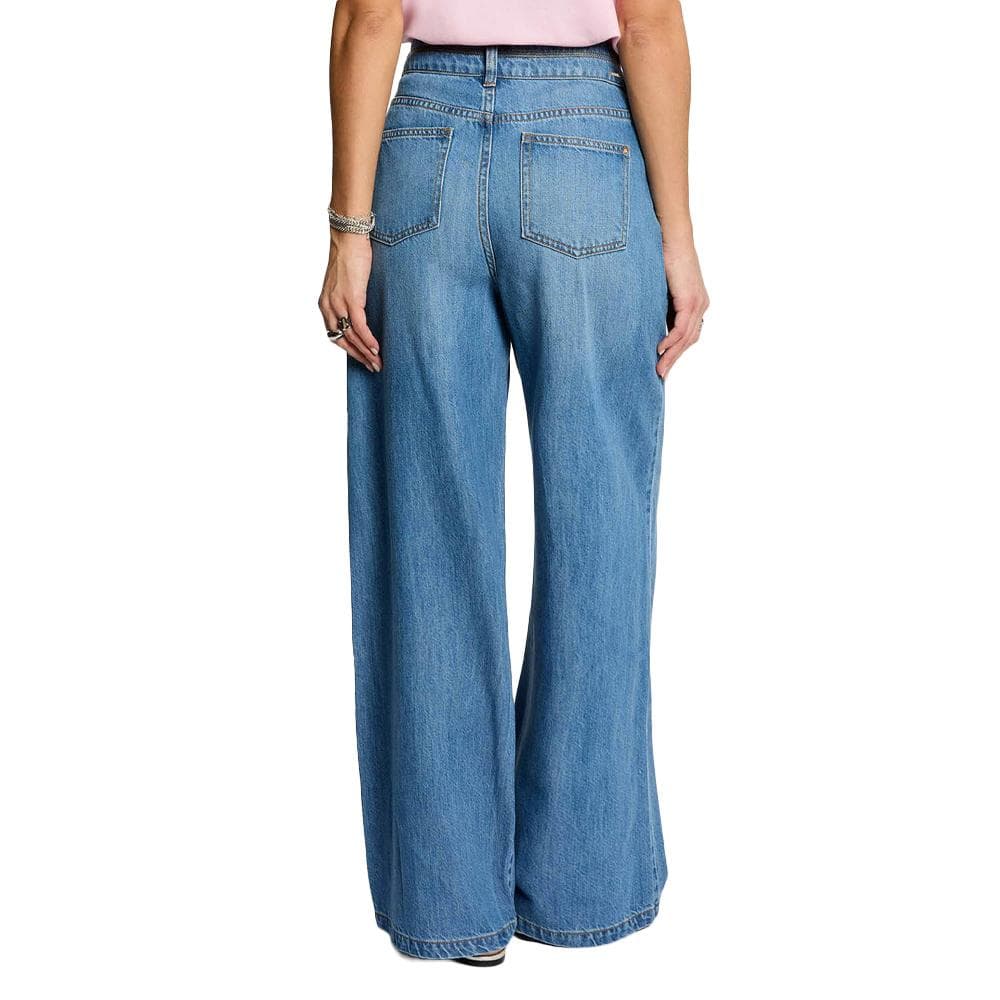 Jean Large Bleu Femme Morgan stone 2