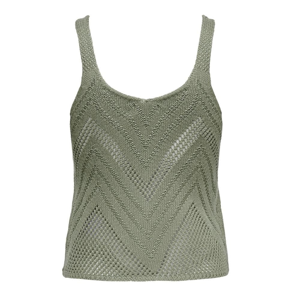 Débardeur Vert Beige Femme JDY Sun 2