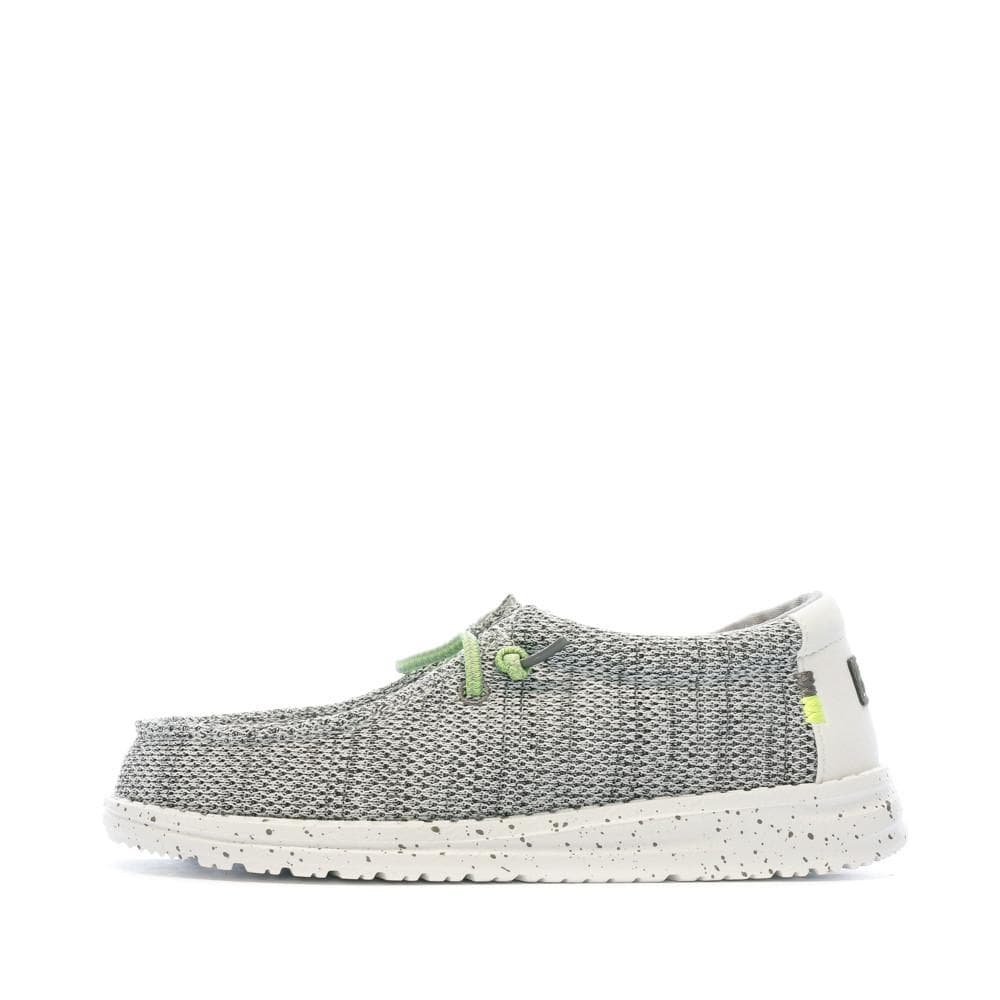 Chaussures Grises/Noires Garçon Hey Dude Wally Youth 1
